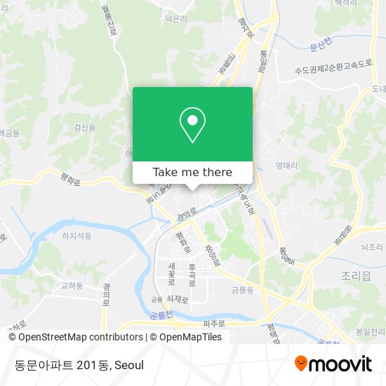 동문아파트 201동 map