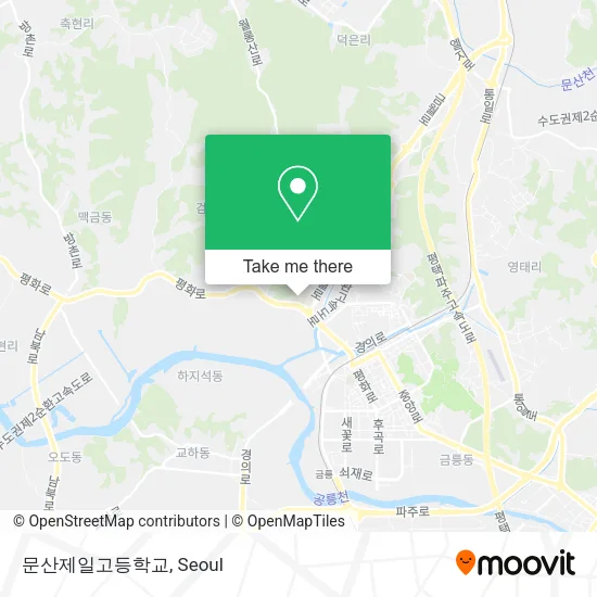 문산제일고등학교 map