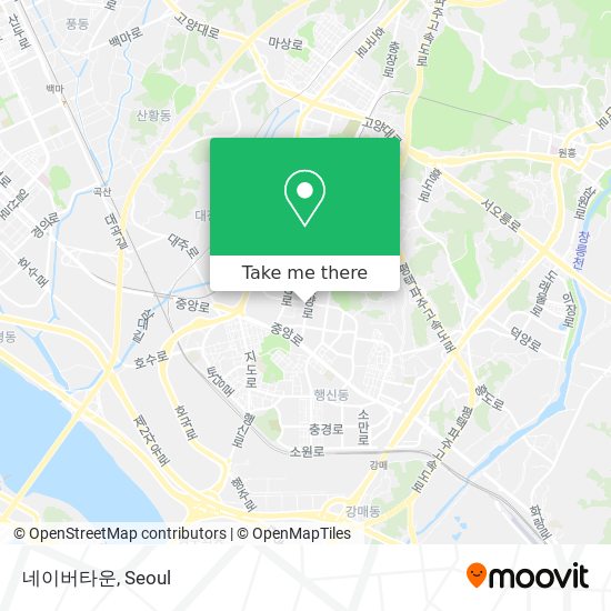 네이버타운 map