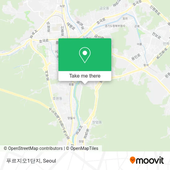 푸르지오1단지 map