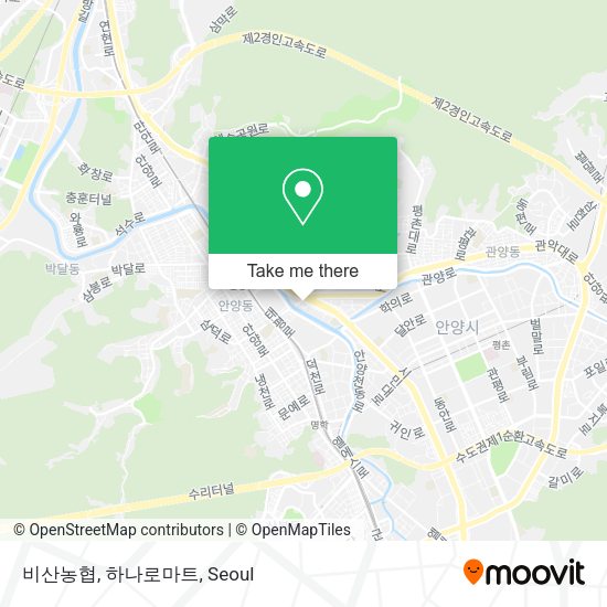 비산농협, 하나로마트 map
