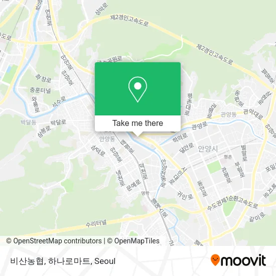 비산농협, 하나로마트 map