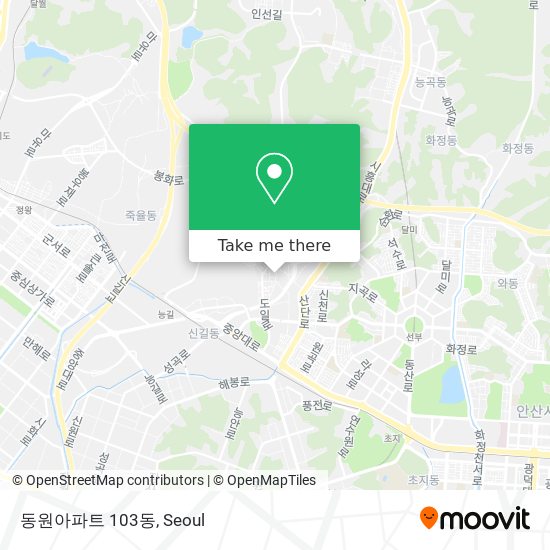 동원아파트 103동 map