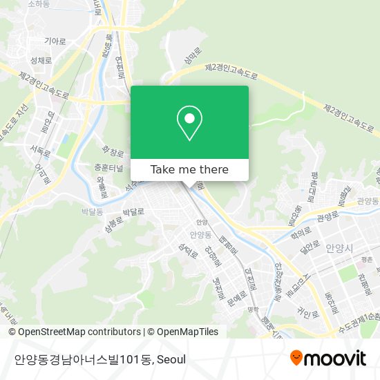 안양동경남아너스빌101동 map