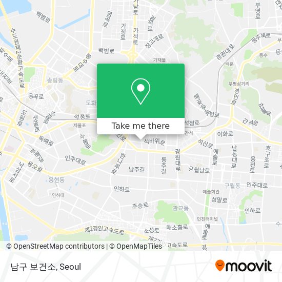 남구 보건소 map