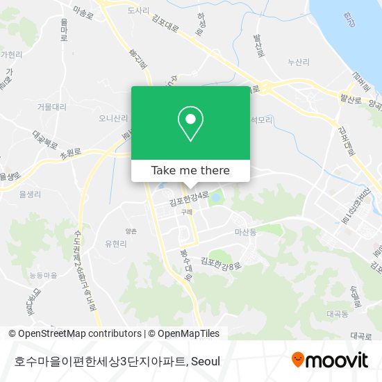 호수마을이편한세상3단지아파트 map