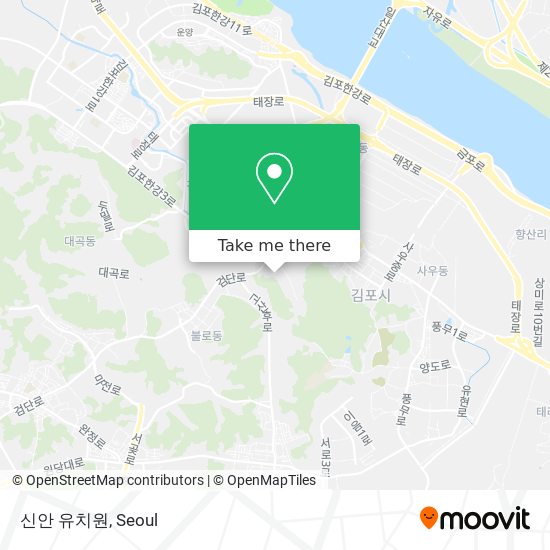 신안 유치원 map