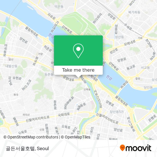 골든서울호텔 map