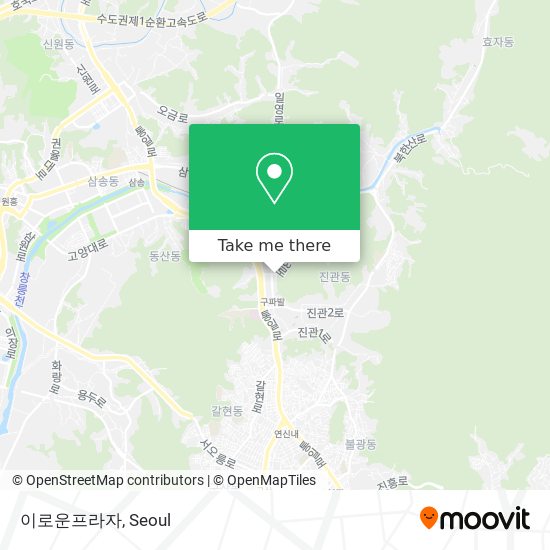 이로운프라자 map