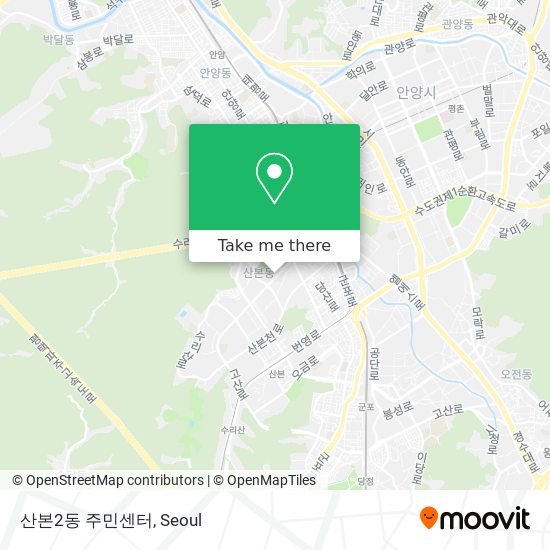 산본2동 주민센터 map