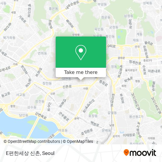 E편한세상 신촌 map