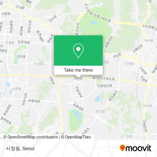 서창동 map