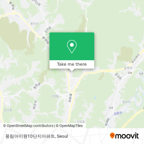 풍림아이원10단지아파트 map