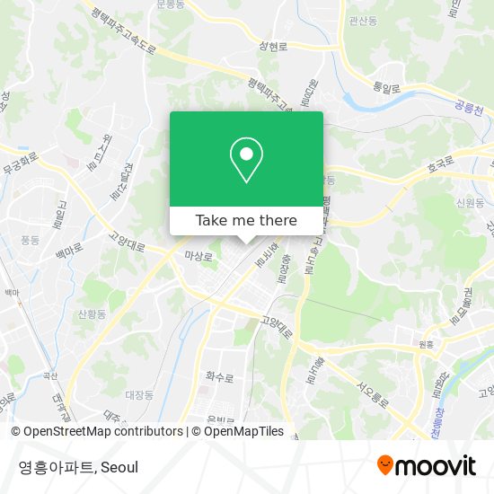 영흥아파트 map