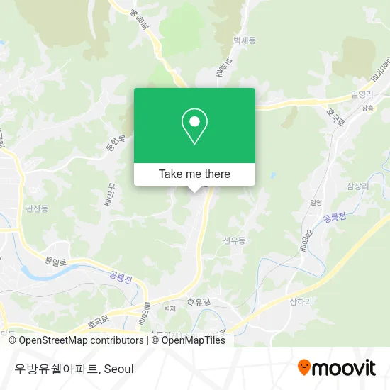 우방유쉘아파트 map
