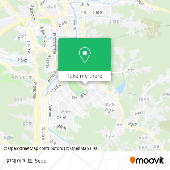 현대아파트 map