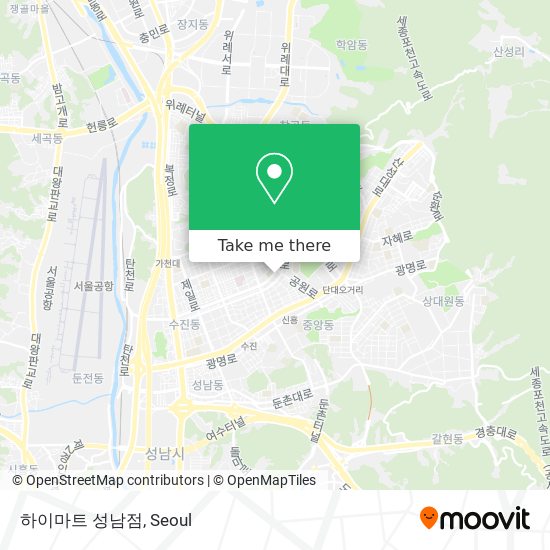 하이마트 성남점 map