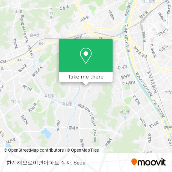 한진해모로이연아파트 정자 map