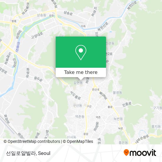 선일로얄빌라 map