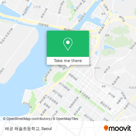 배곧 해솔초등학교 map