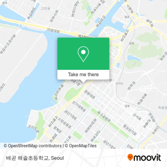 배곧 해솔초등학교 map