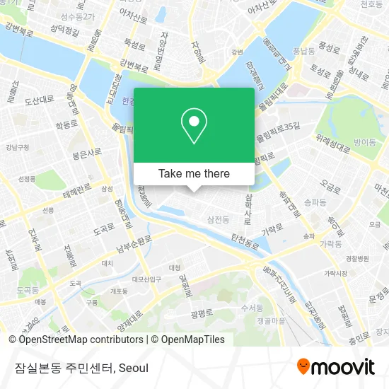 잠실본동 주민센터 map
