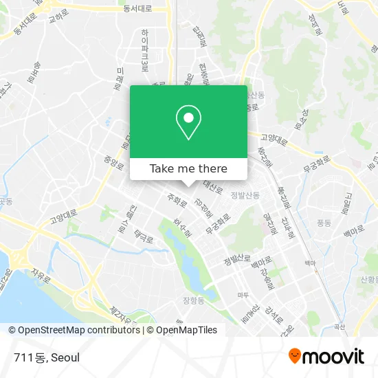 711동 map