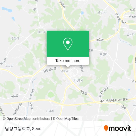 남양고등학교 map