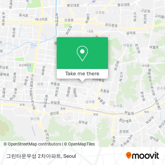 그린타운우성 2차아파트 map