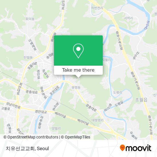 치유선교교회 map