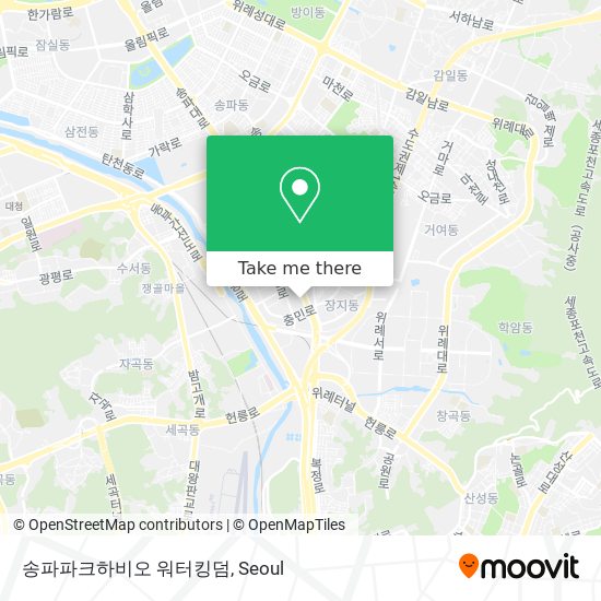 송파파크하비오 워터킹덤 map