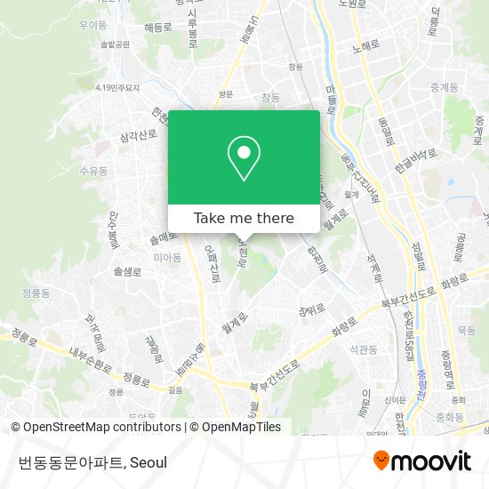 번동동문아파트 map