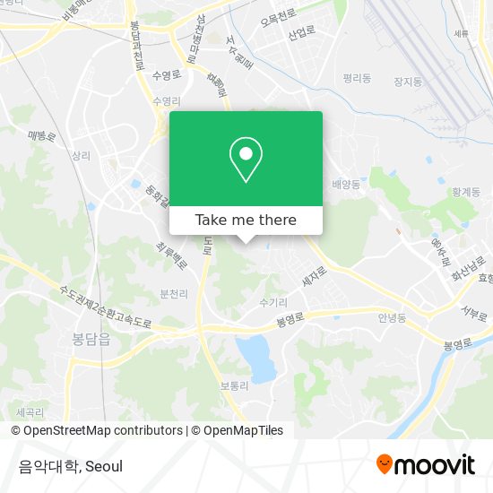 음악대학 map