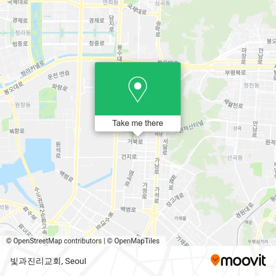 빛과진리교회 map