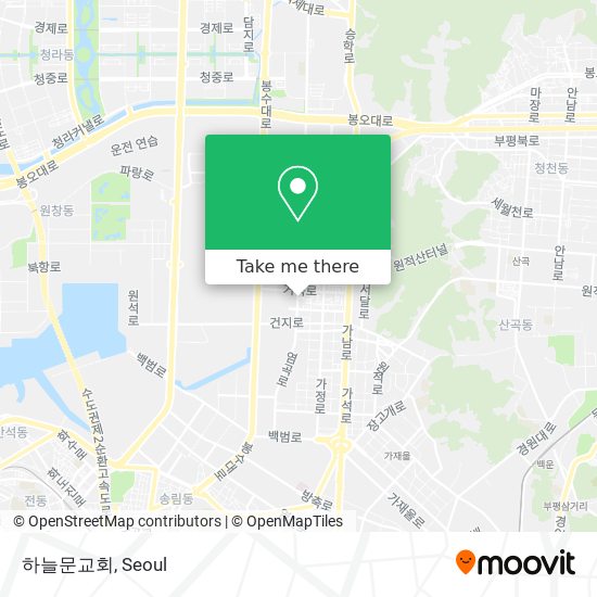 하늘문교회 map