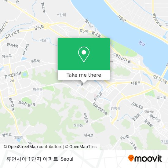 휴먼시아 1단지 아파트 map