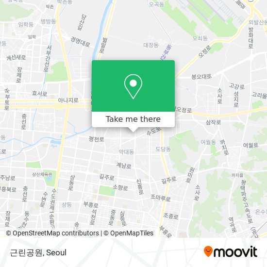 근린공원 map