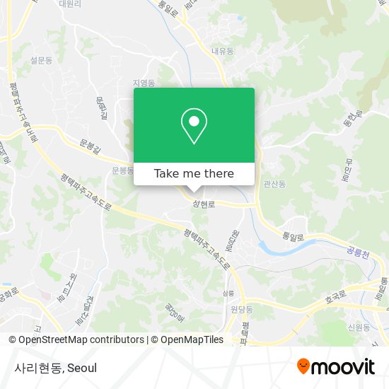 사리현동 map