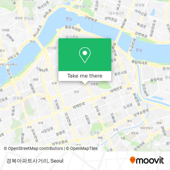 경복아파트사거리 map