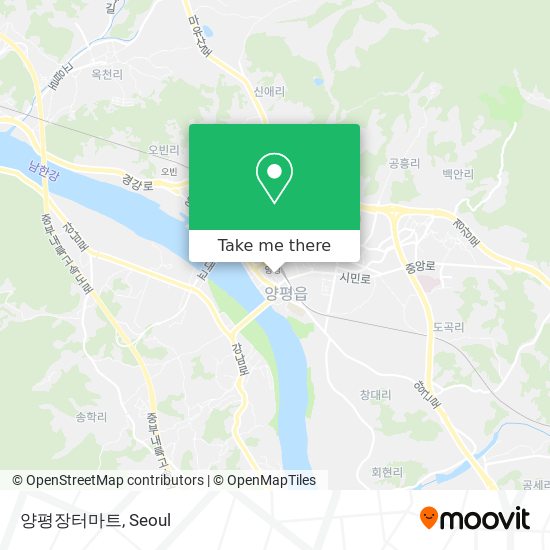 양평장터마트 map