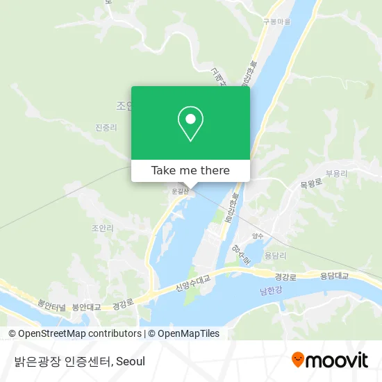 밝은광장 인증센터 map