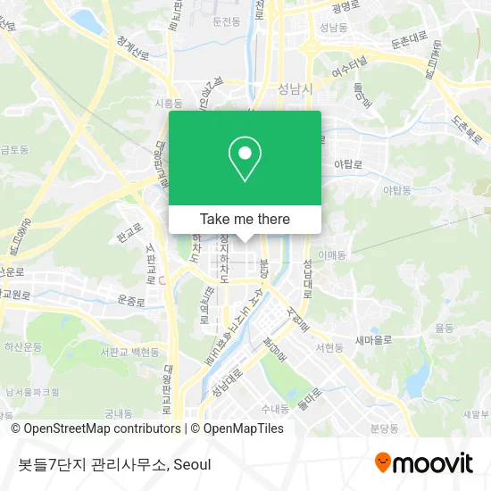 봇들7단지 관리사무소 map