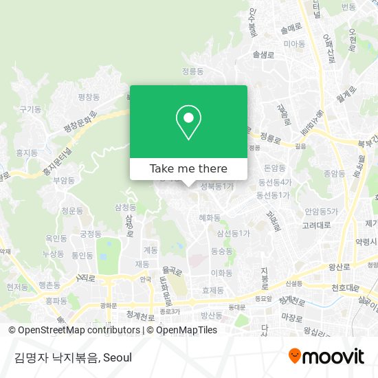 김명자 낙지볶음 map