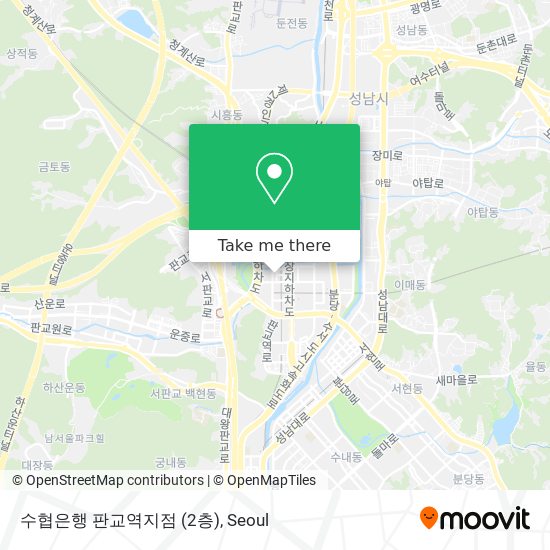 수협은행 판교역지점 (2층) map