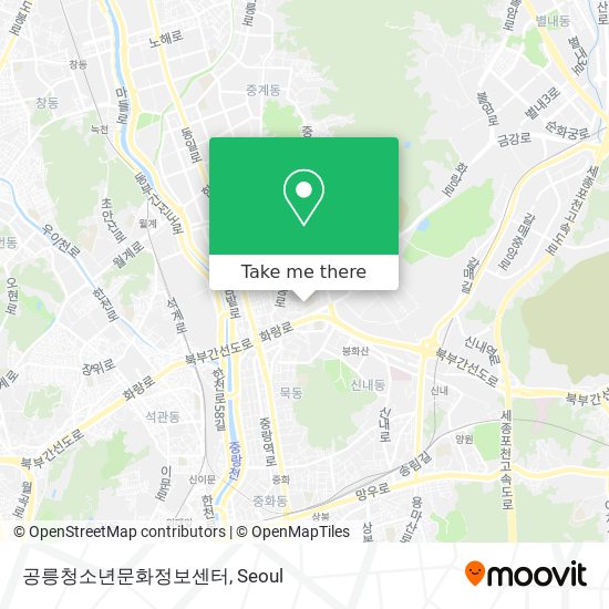 공릉청소년문화정보센터 map