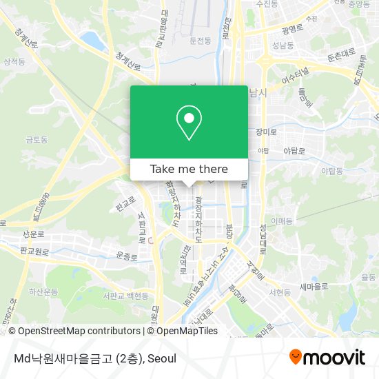 Md낙원새마을금고 (2층) map