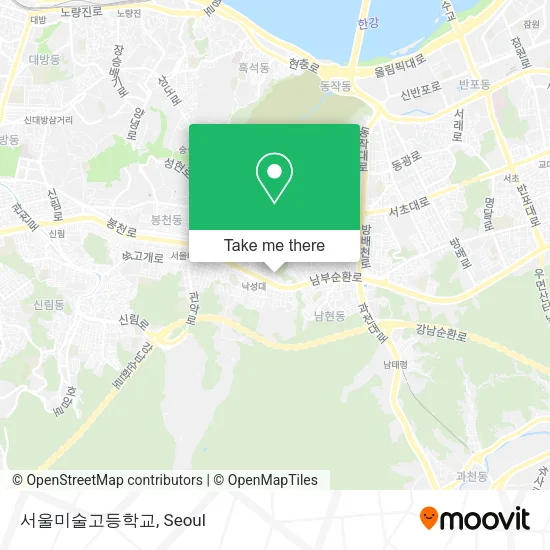 서울미술고등학교 map