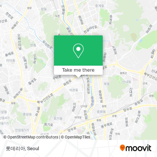 롯데리아 map