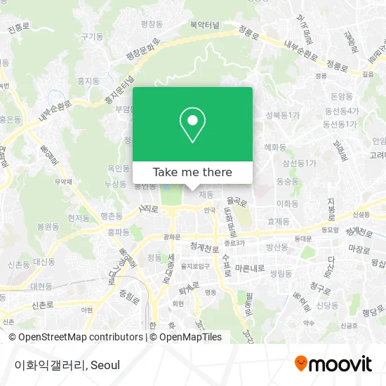 이화익갤러리 map