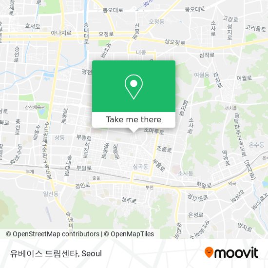 유베이스 드림센타 map